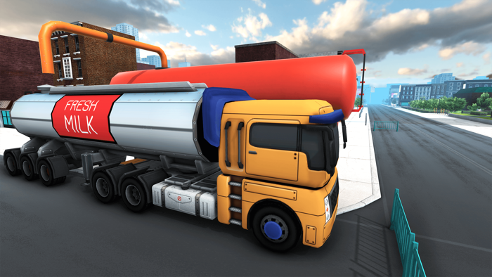 Milk Transporter Truck Sim