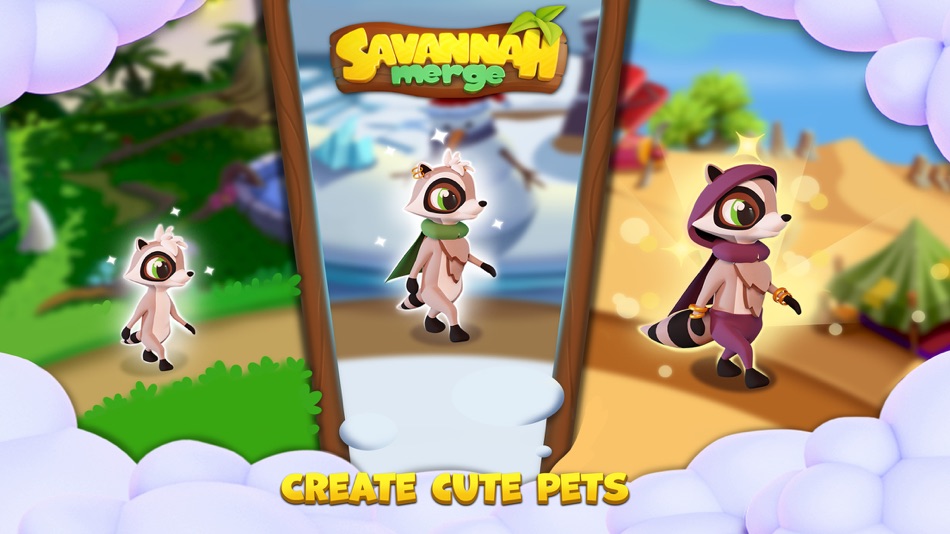 #5. Savannah Merge: Animal Island (iOS) Podle: Mobiapps Kft.