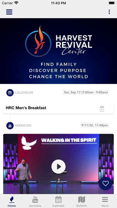 Harvest Revival Center Screenshot
