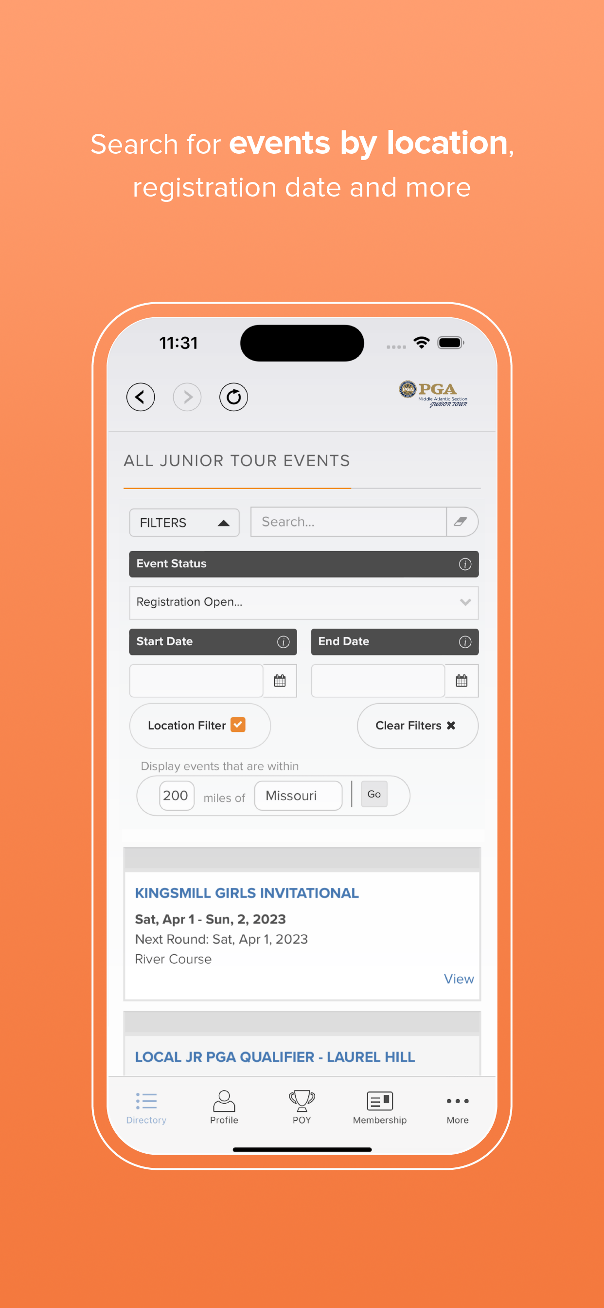 MAPGA Jr Tour
