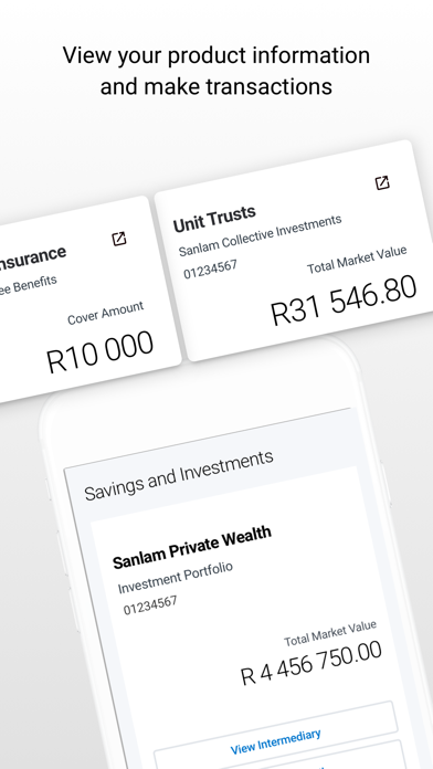 Sanlam Portfolio Screenshot