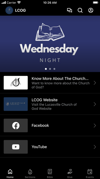 Lucasville Church of God Screenshot