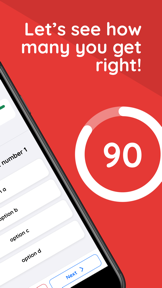 College Math Quiz screenshot
