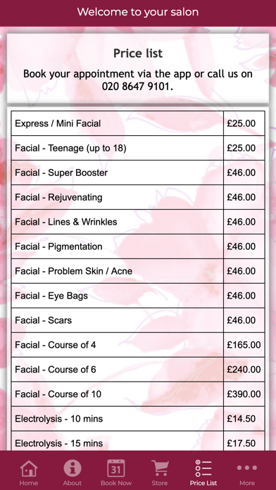 Nelly's Beauty House iPhone screenshot 5 - Business app