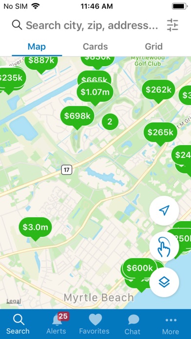 Screenshot 1 of Oceanfront Guru Real Estate App