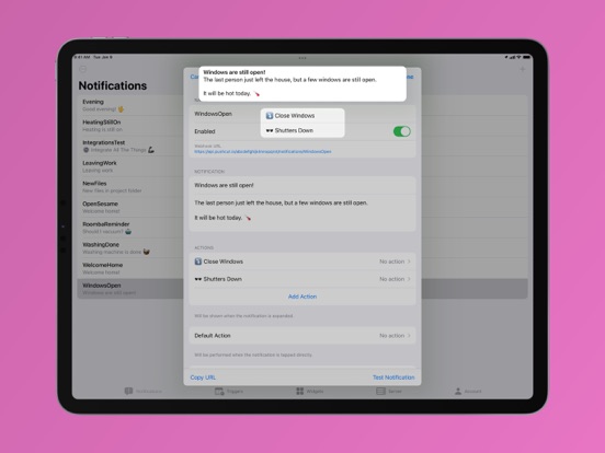 Pushcut: Shortcuts Automation iPad app afbeelding 4