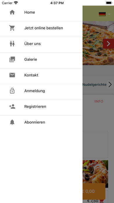 La Vita Bistro Restaurant Screenshot