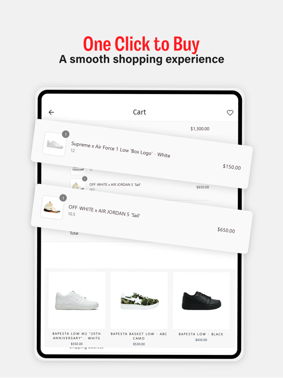 Rich Soles iPad screenshot 3 - Shopping app