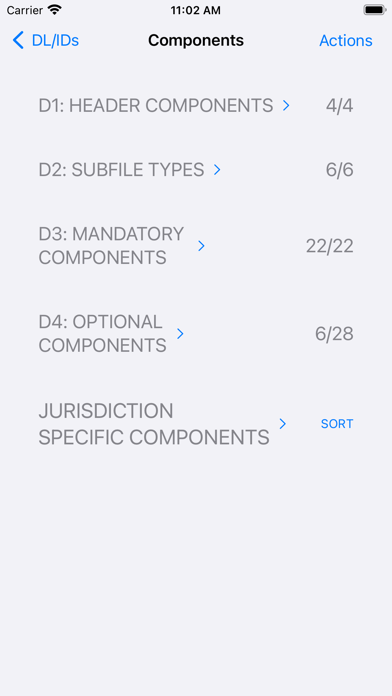 PDF417 AAMVA Screenshot