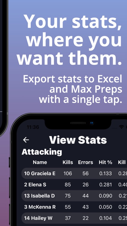 Stat Together: Volleyball screenshot-3