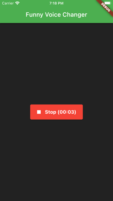 Funny Voice Changer App Screenshot