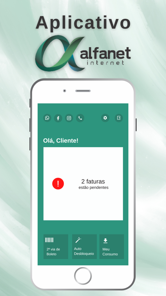 #1. ALFANET INTERNET (iOS) 由: HubSoft