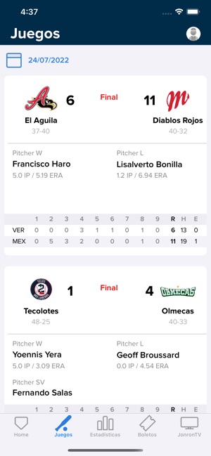 Liga Mexicana de Beisbol, Sitio Oficial