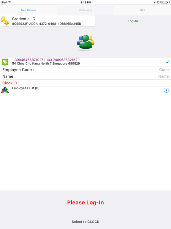 App screenshot
