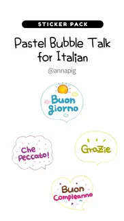 pastel bubble talk for italian iphone screenshot 1