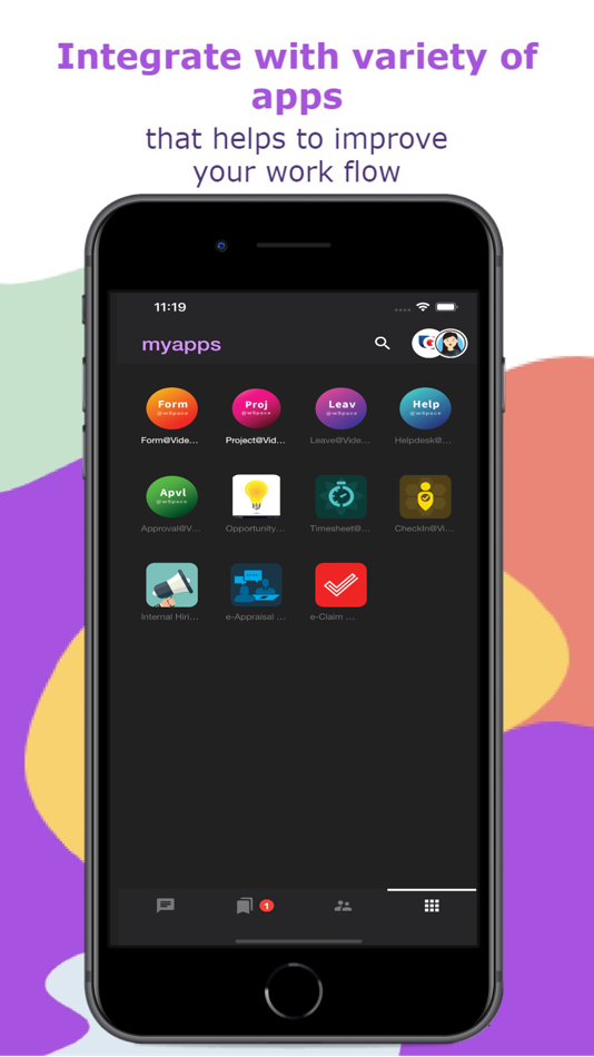 #2. Videspace - Collaboration App (iOS) 由: Infomina