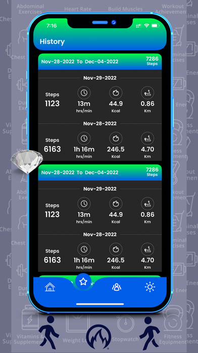 DR.EPIC PEDOMETER Screenshot