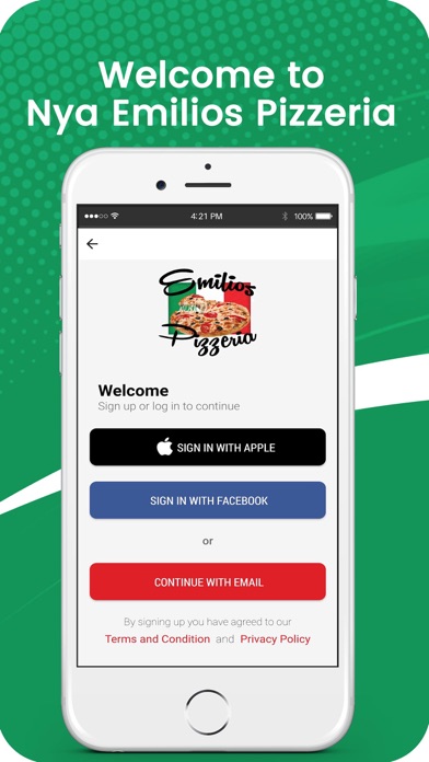 Nya Emilios Pizzeria Screenshot 1 - AppWisp.com