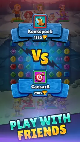 Game screenshot Chubby Five: PvP Match 3 RPG apk