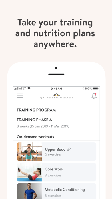 Q Fitness and Wellness Screenshot