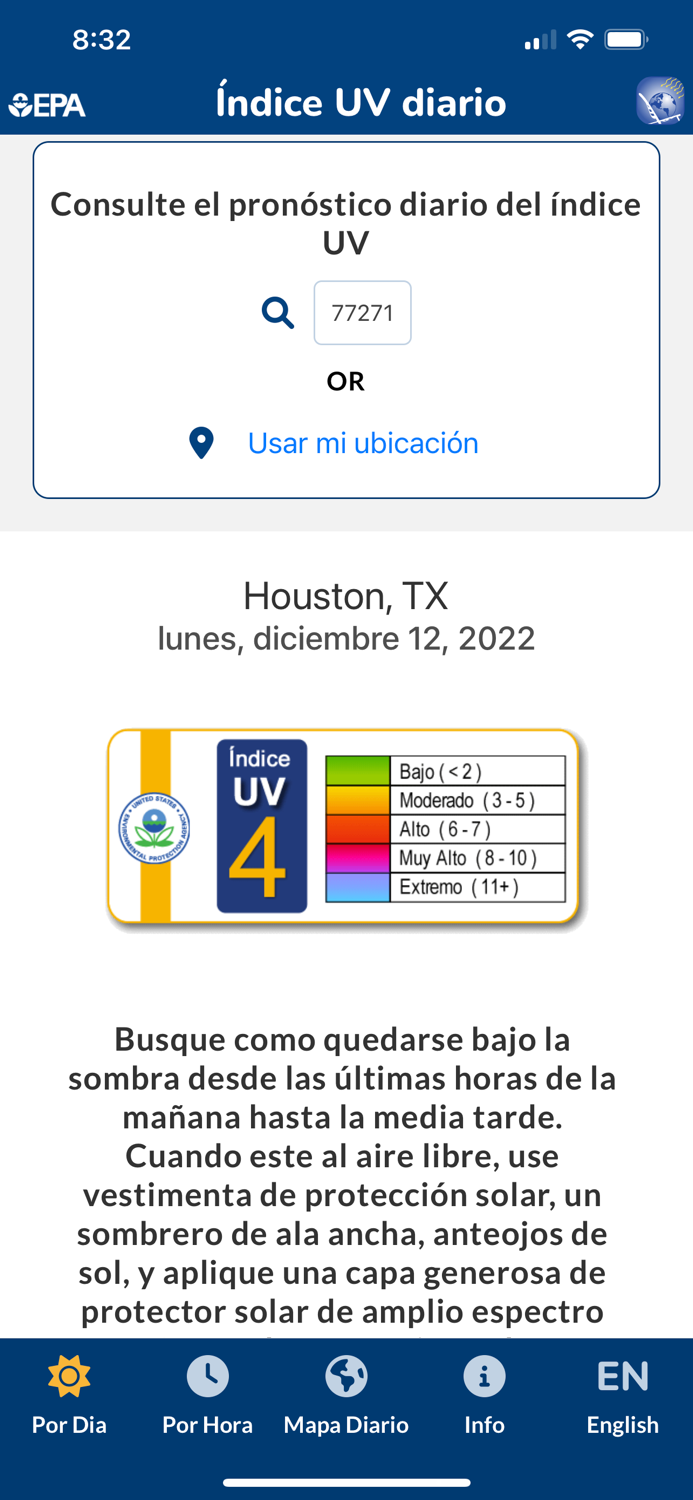 EPAs SunWise UV Index