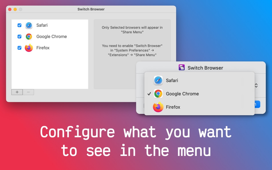 #3. Switch Browser: No copy-paste (macOS) 由: Vladimir Kucherenko