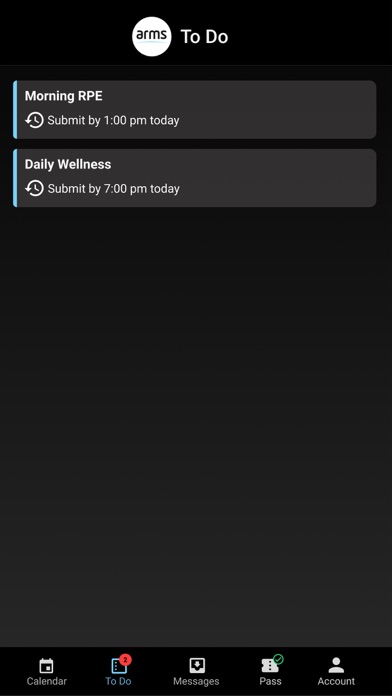 ARMS Athlete Screenshot