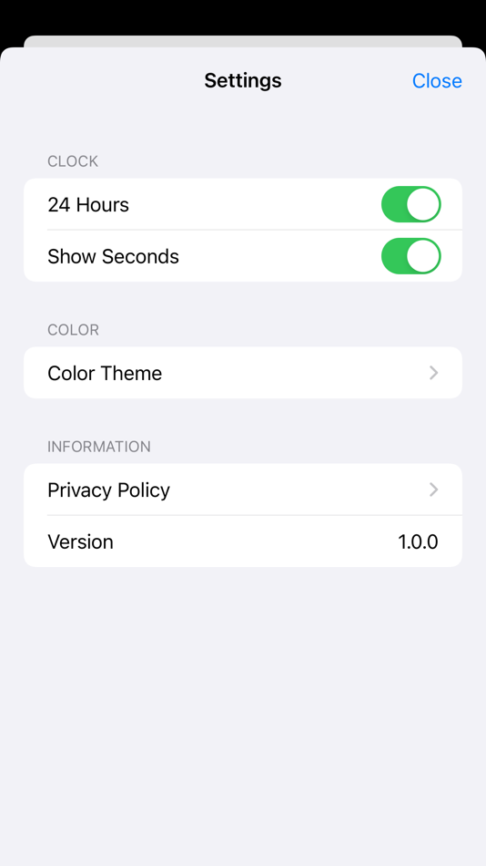 #3. SFClock (iOS) Podle: Yafei Dong