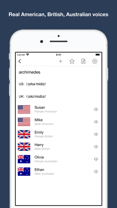 Screenshot #2 pour Audio Pronunciation Dictionary