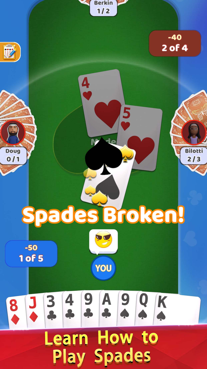 Spades  Card Game - Pro · Fun