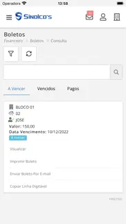 síndico's administradora iphone screenshot 3