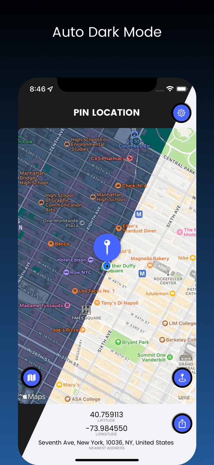 myLocation - GPS Coordinates