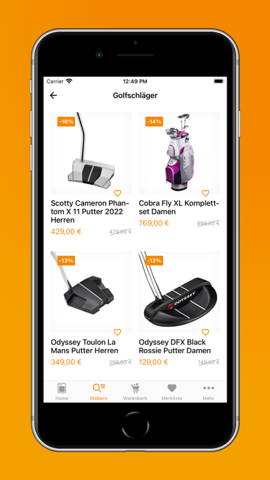 Mygolfoutlet-Golfshop Screenshot