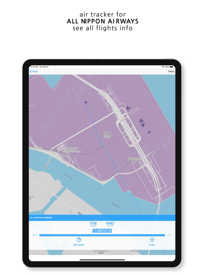 Tracker For All Nippon Airways