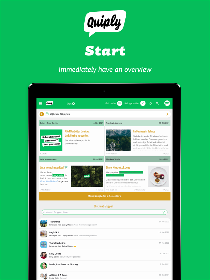 Quiply - The Employee App
