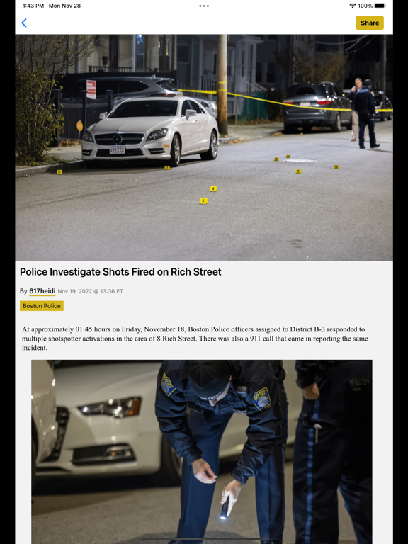 Live Boston 617 iPad screenshot 1 - News app