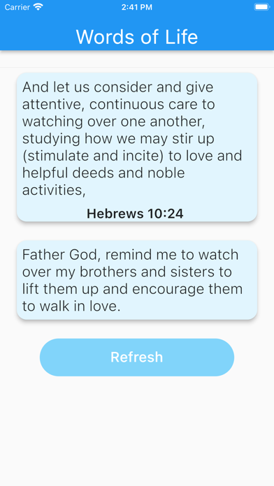 Words of Life - Devotional Screenshot
