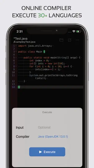 Capture d'écran de Code Editor - Éditeur De Code sur iPhone 9