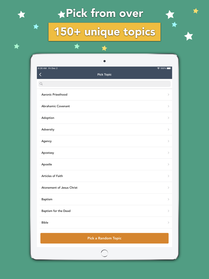 LDS Talk and Lesson Generator