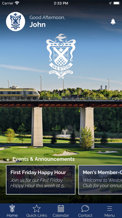 Weston Golf and Country Club Screenshot