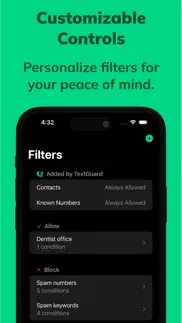 textguard: spam text blocker iphone screenshot 3