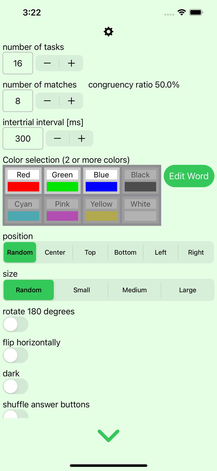 C2 Stroop Task