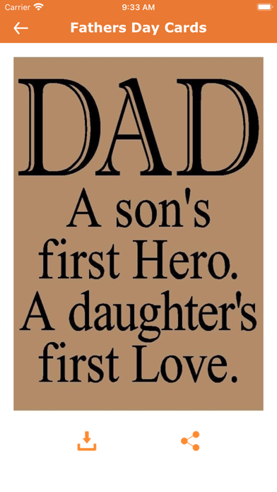 Fathers Day Cards - Greetings Screenshot