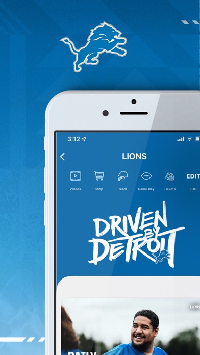 Detroit Lions Mobileのおすすめ画像1