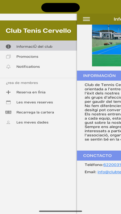 Club Tenis Cervello Screenshot