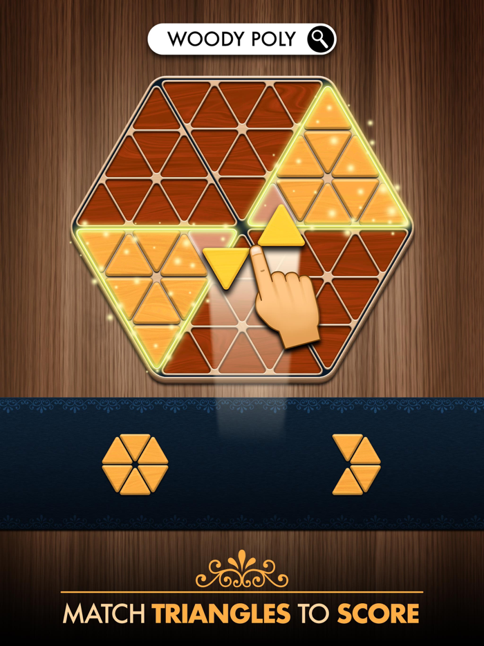 Woody Poly Block Hexa Triangle