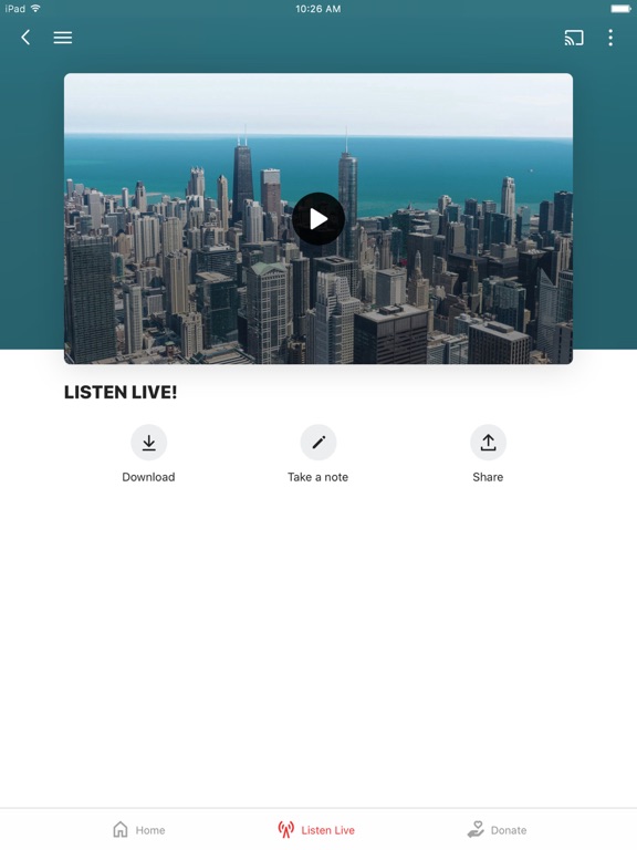 UNSHACKLED Radio iPad screenshot 3 - Education app