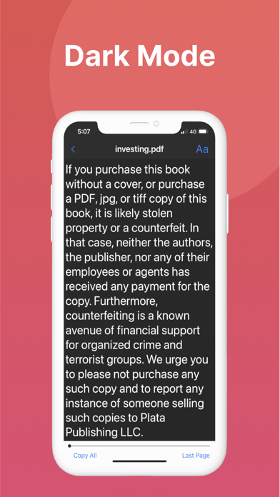 PDF Book Reader Screenshot