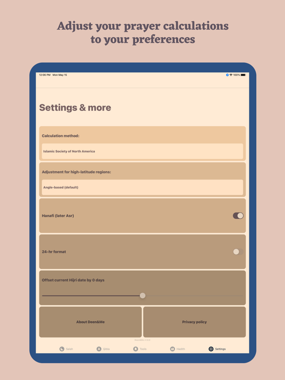 Deen&Me iPad screenshot 6 - Lifestyle app