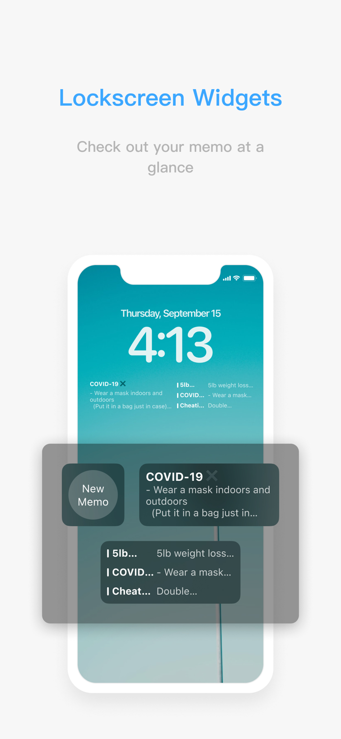 MemoWidget todoandphoto widget